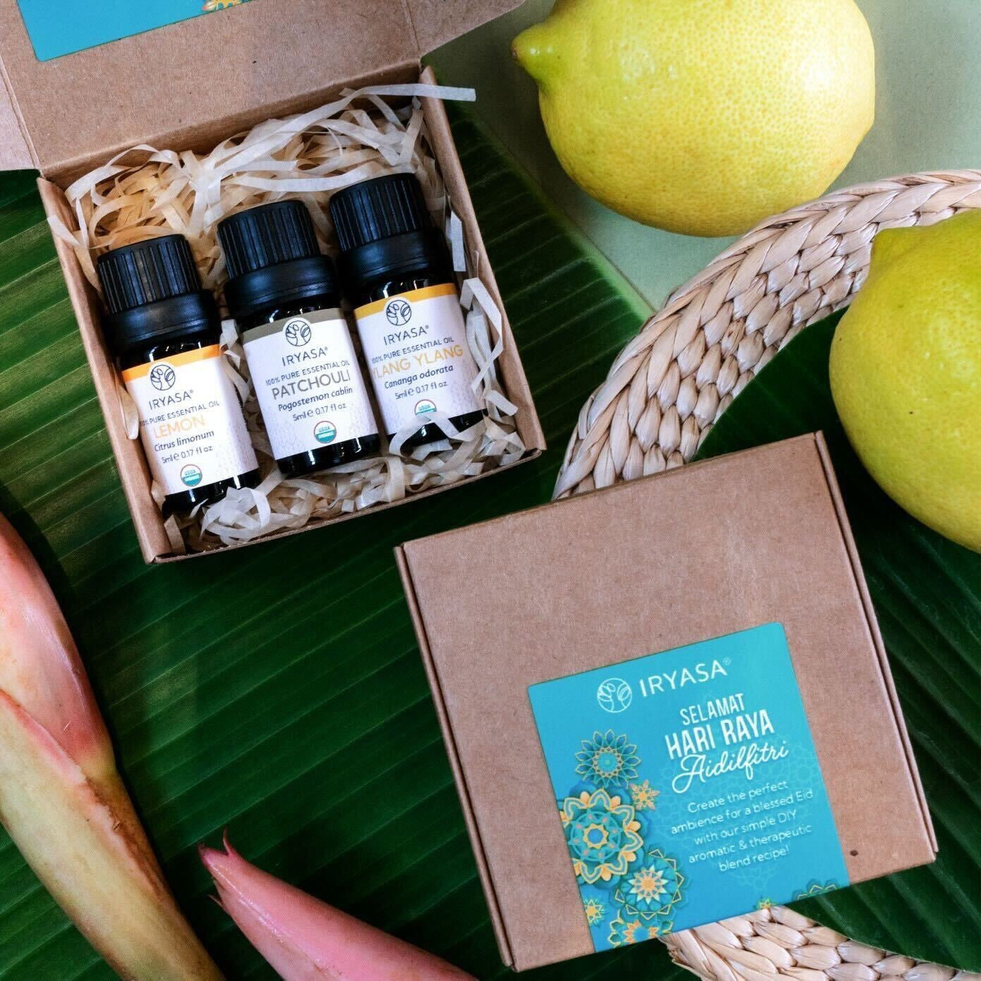 Iryasa's Hari Raya Puasa Gift Packs: The Perfect Curation of 100% Pure Essential Oils | The Green Collective SG