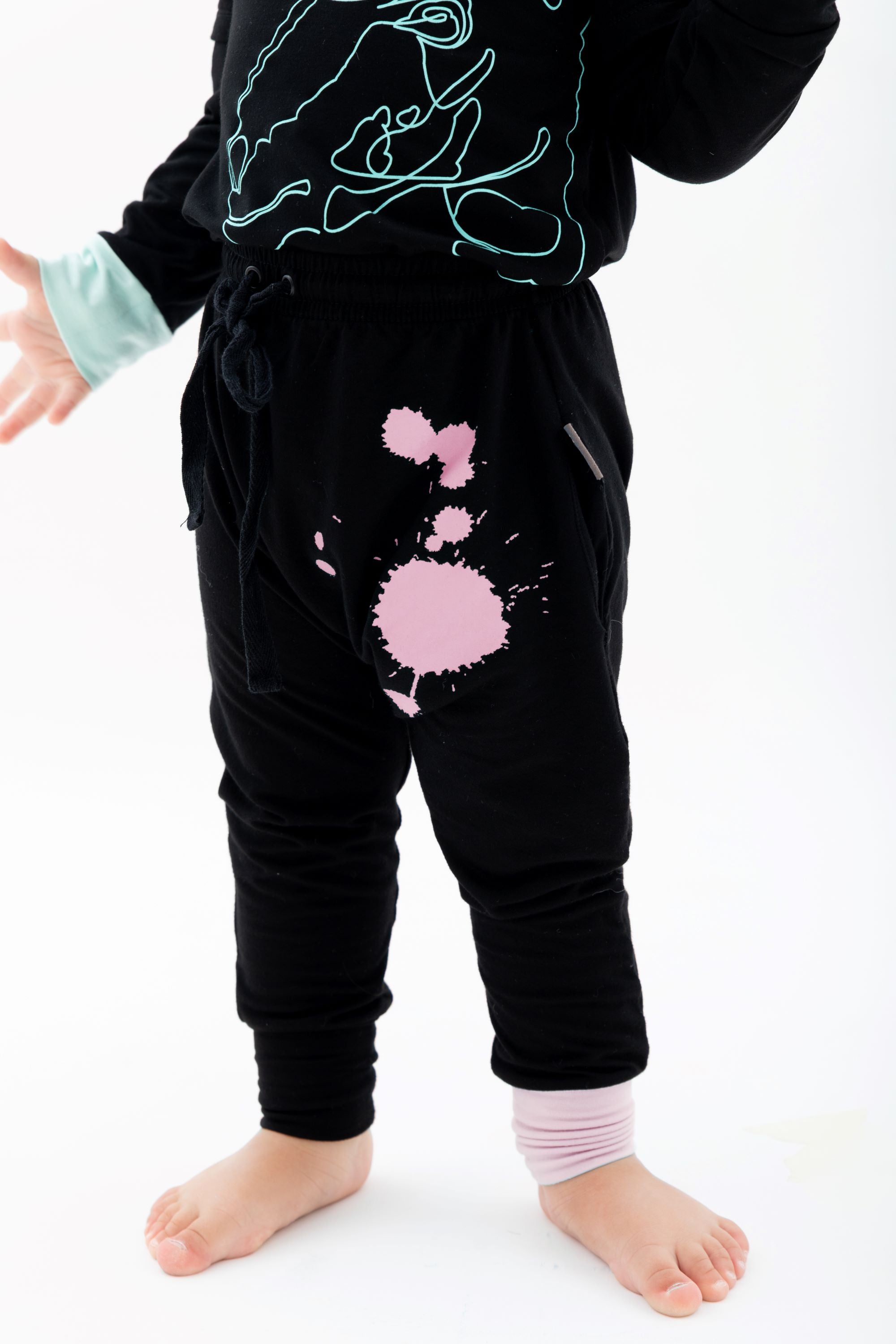 ikkikidz Splash Pants Pink | Get it at The Green Collective