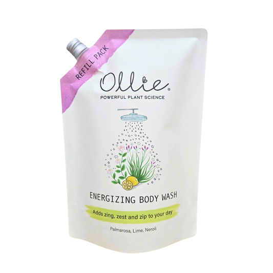 Ollie Organic Body Wash for Sensitive Skin (Palmarosa Lime)