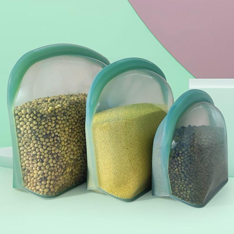 Unplastik Reusable Medium Foldable Storage Bag (2000 ml)- Pine Green | Food Storage | The Green Collective SG