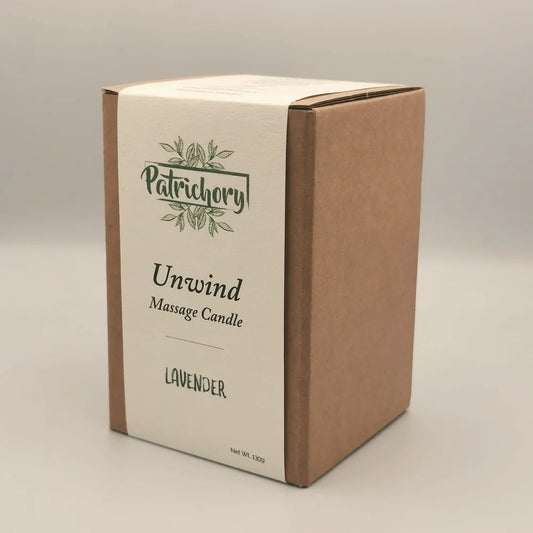 Patrichory Unwind Lavender Massage Candle | Home fragrances | The Green Collective SG