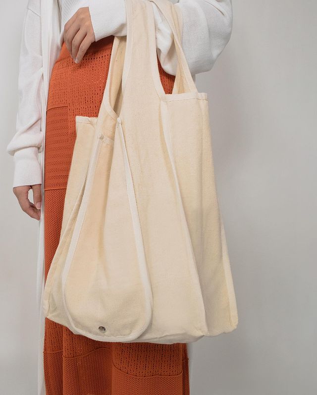 100% Cotton Tote Bag by Purple & Pure | Purchase at The Green Collective