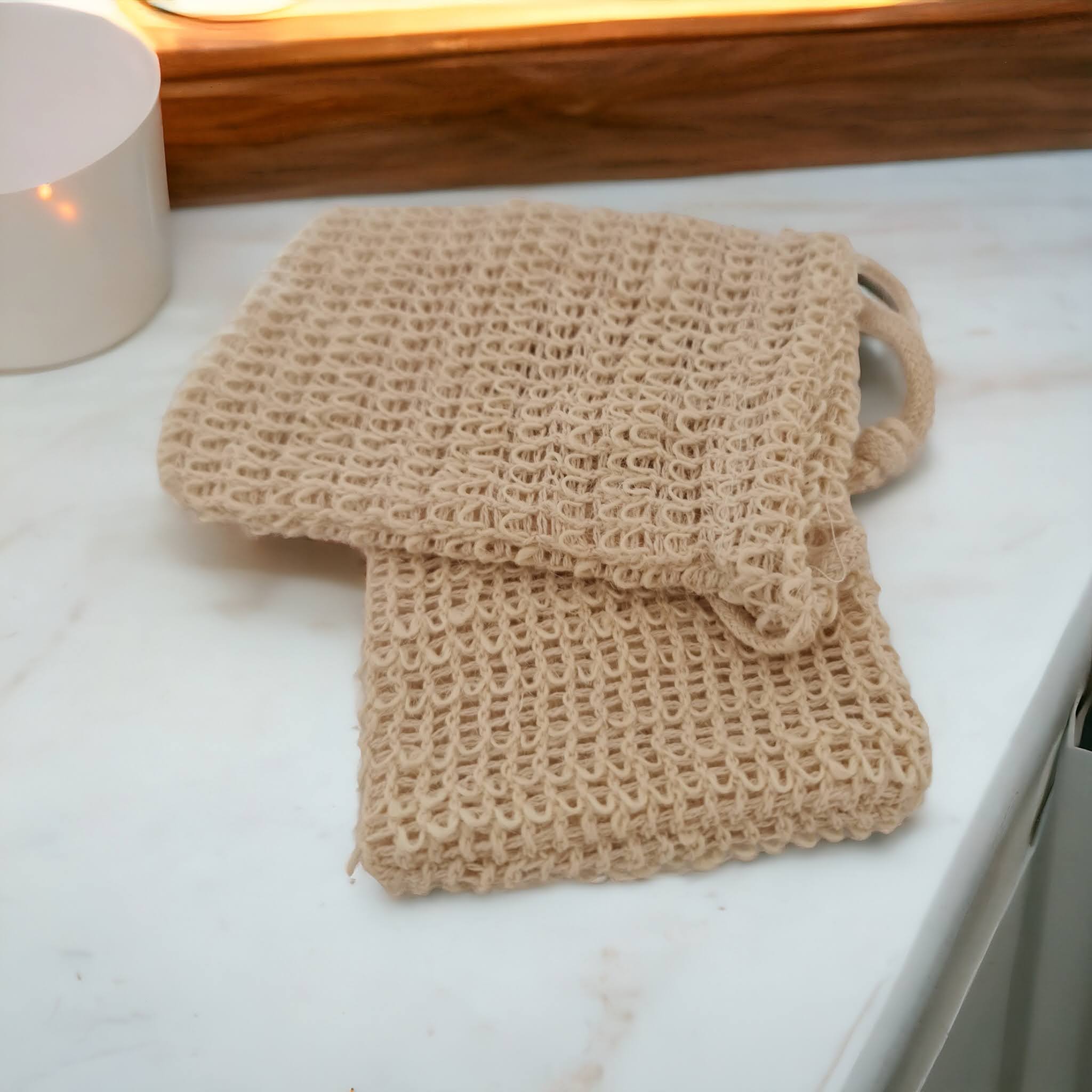 Patrichory Soap Saver Sisal Bag (2 pc) | Bodycare | The Green Collective SG