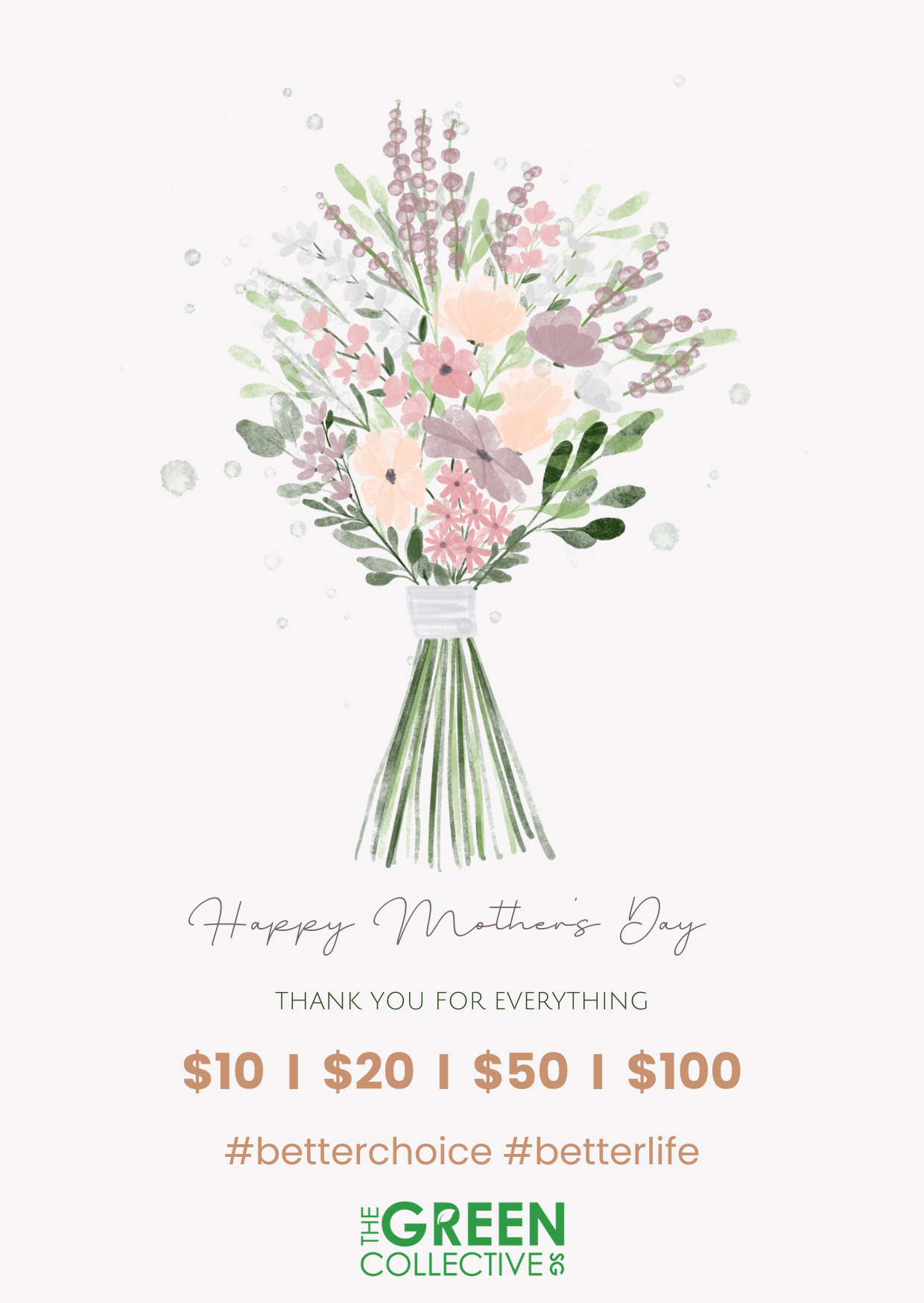 Mothers Day Gift Card | Gifting | The Green Collective SG