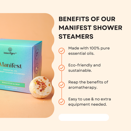 Innerfyre Manifest Shower Steamer | Home fragrances | The Green Collective SG