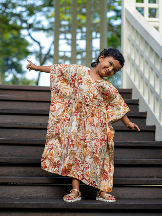 Nimbu Arya Long Kaftaan Dress