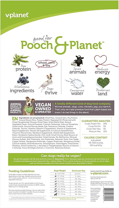 V-Planet Regular (V-Dog) - Premium Vegan Dog Food