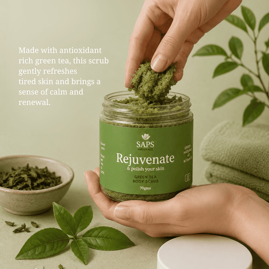 SAPS Naturals Green Tea Body Scrub
