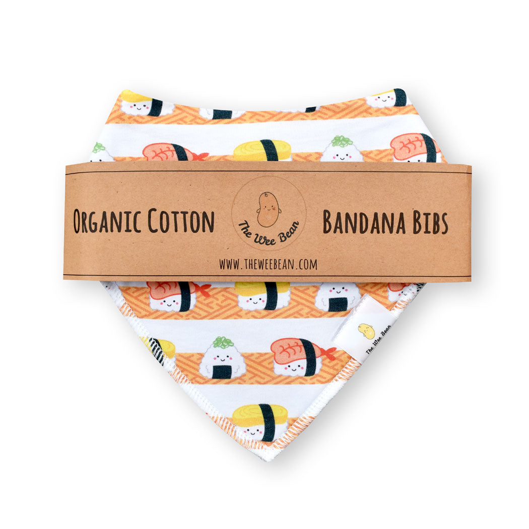 Wee Bean Organic Cotton Bandana Bibs 2pcs Set