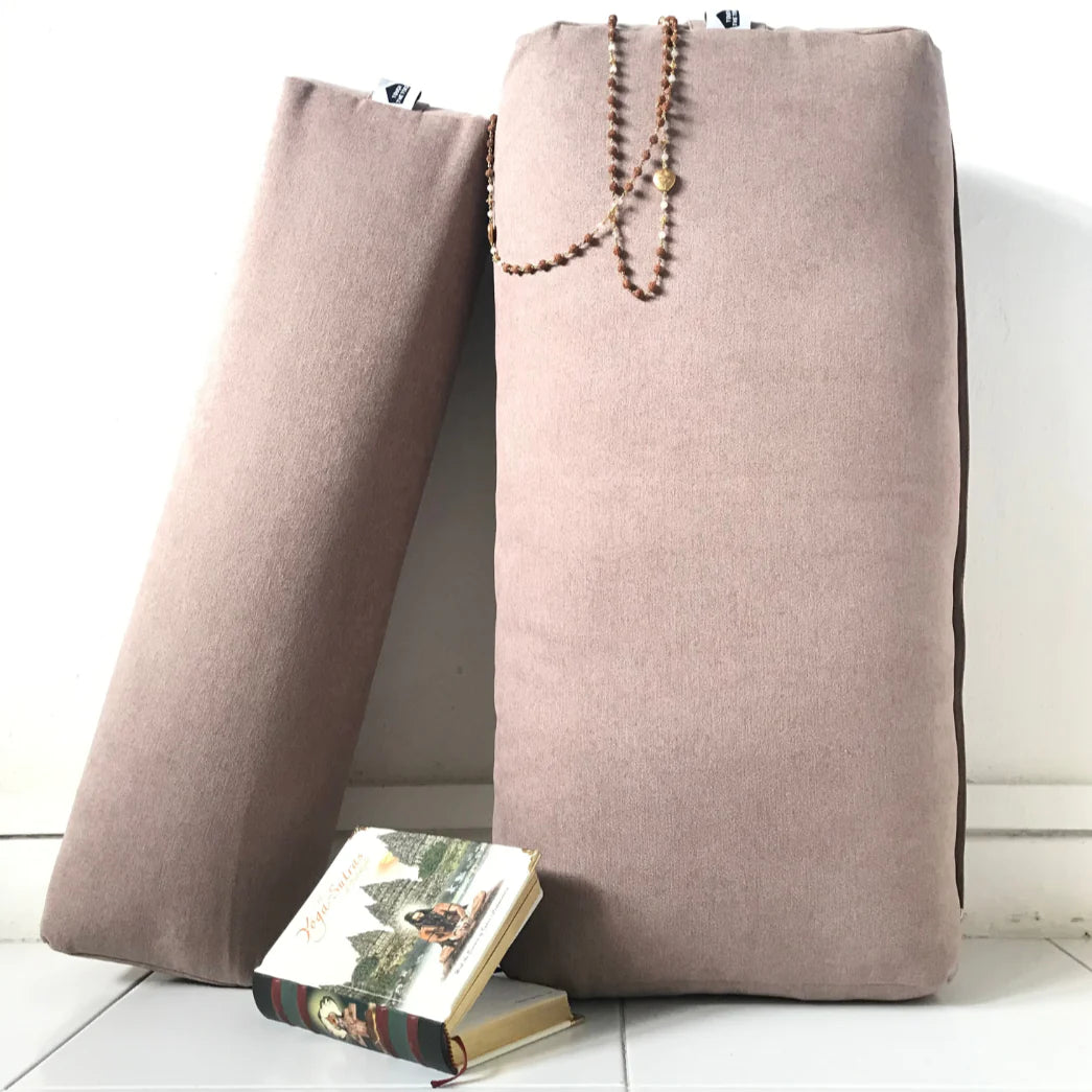 TTT Rectangle Bolster, Grey | Yoga Accessories | The Green Collective SG