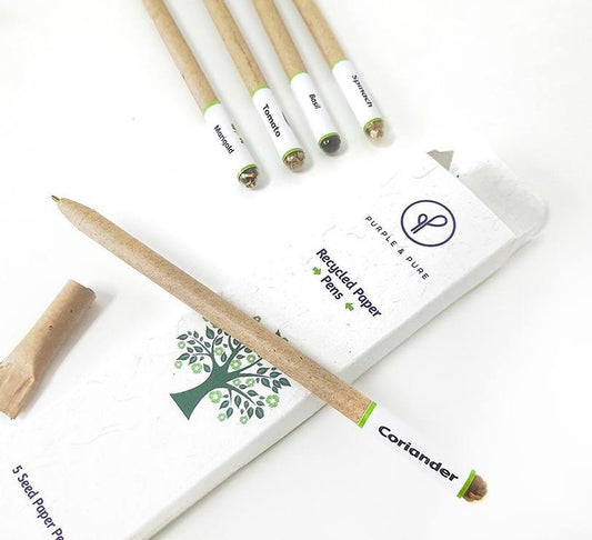 Recycled Paper Plantable Seed Pen | stationary | The Green Collective SG