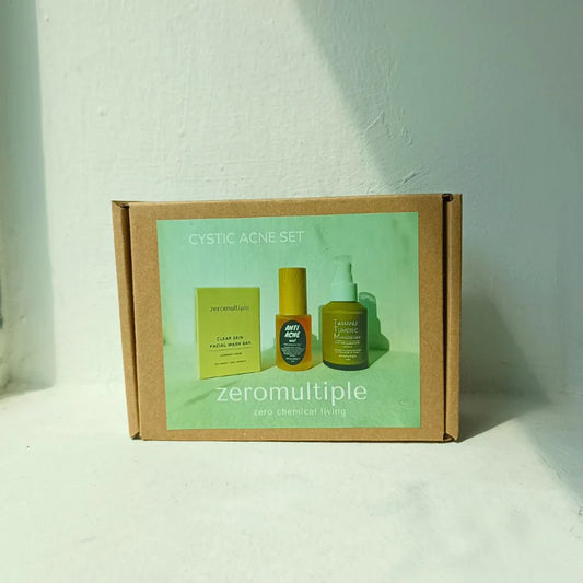 Zeromultiple Cystic Acne Skincare Bundle
