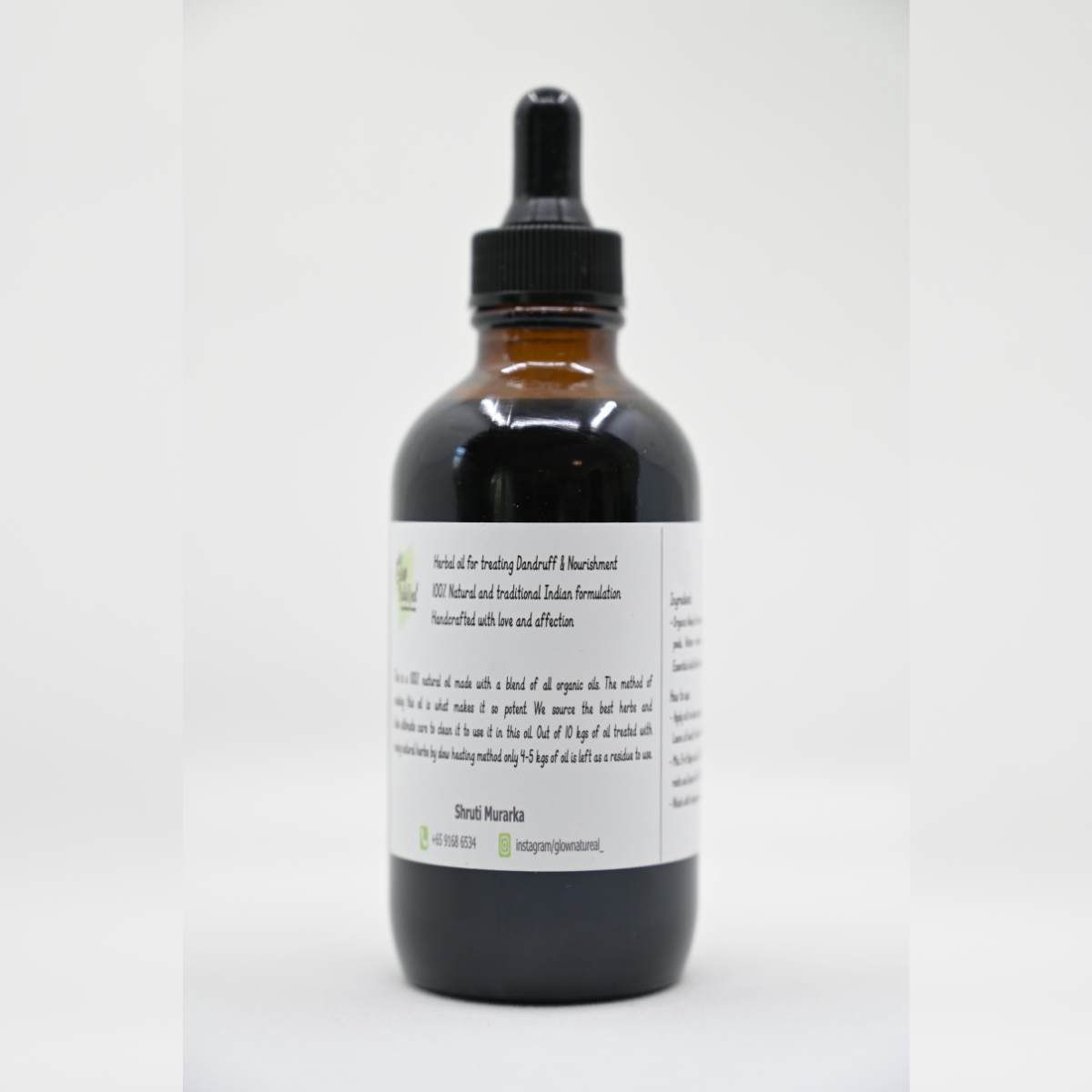 Glownatureal Herbal Dandruff & Nourishment Hair Oil