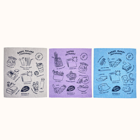 Demibumi Swedish Cloths | Cleaning supplies | The Green Collective SG