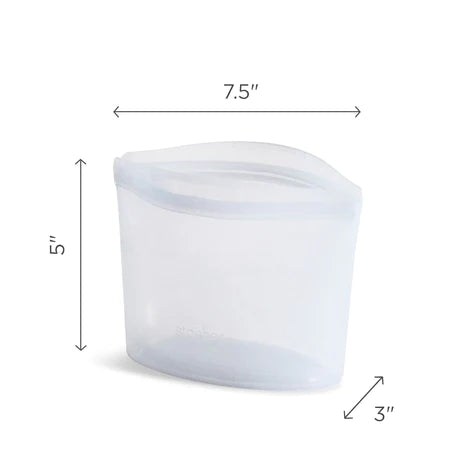 ERGO Stasher 2Cup Food Clear Bowl | Available at The Green Collective