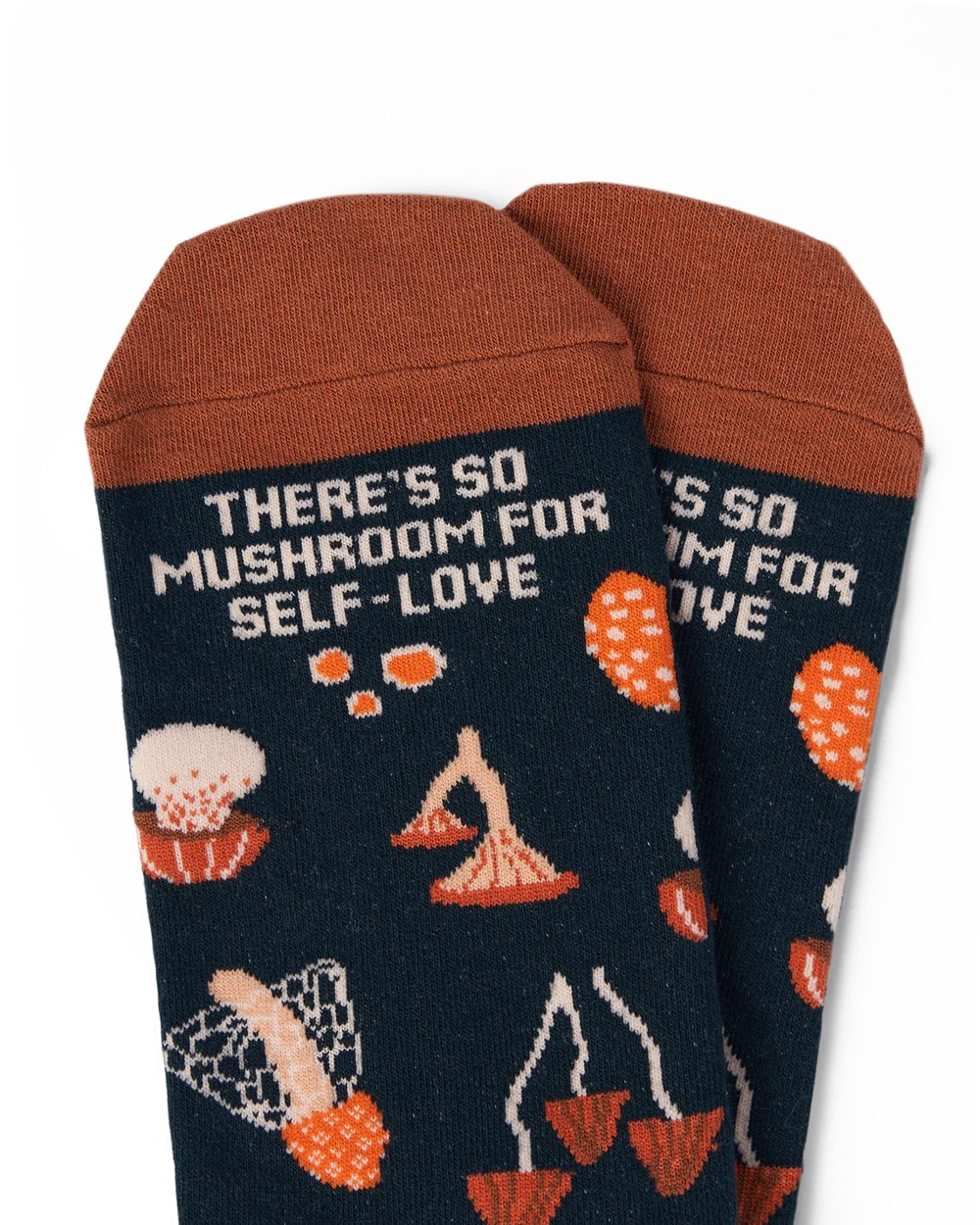 Talking Toes Mushroom for Love Crew Sock