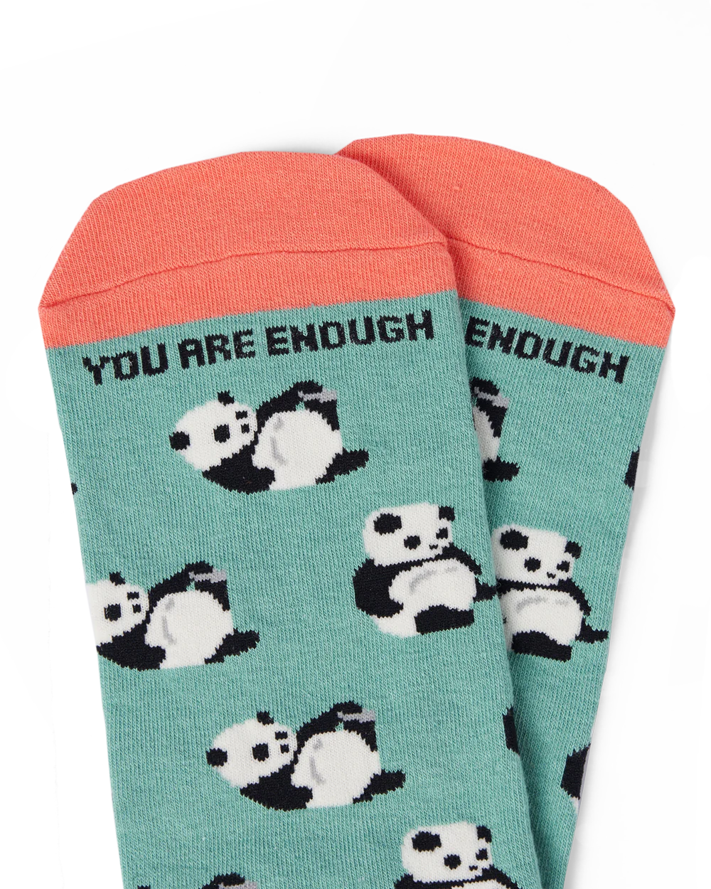 Talking Toes Positive Panda (You are enough) Ankle Sock