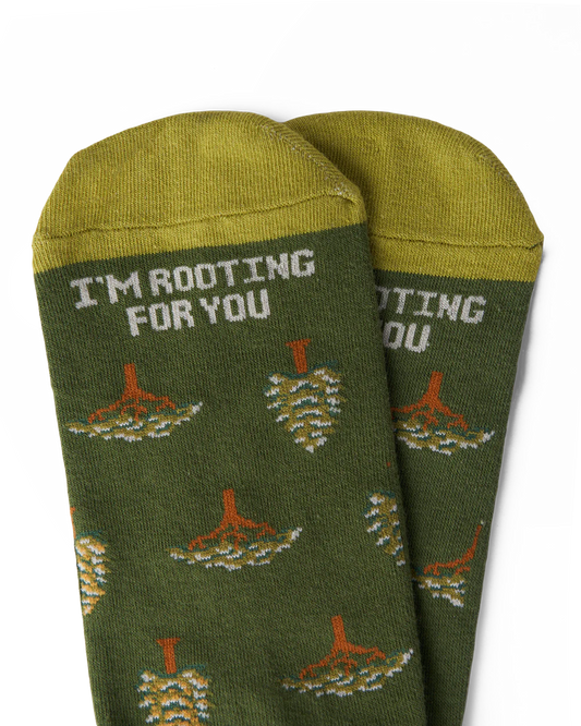 Talking Toes Rooting For Trees Crew Sock | Other Accessories | The Green Collective SG