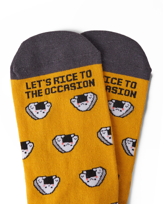 Talking Toes Rise of Onigiri Crew Socks | Other Accessories | The Green Collective SG