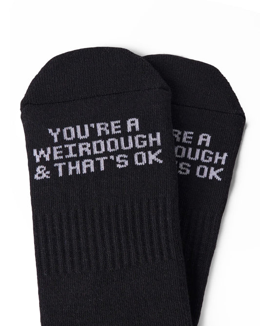 Talking Toes Weird Pizza Athletic Sock | Other Accessories | The Green Collective SG