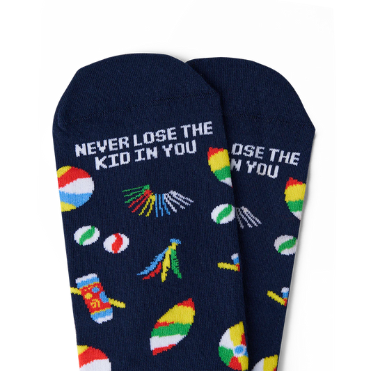 Talking Toes Retro Playtime Crew Sock | Socks | The Green Collective SG