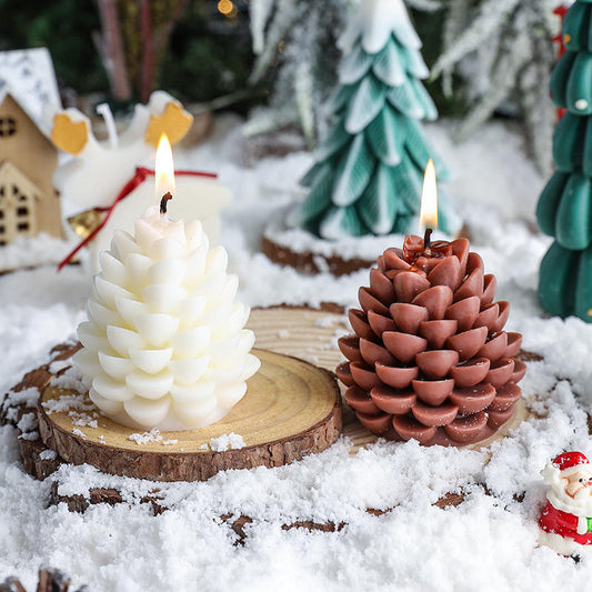 Christmas Special Pine Cone Scented Soy Candles