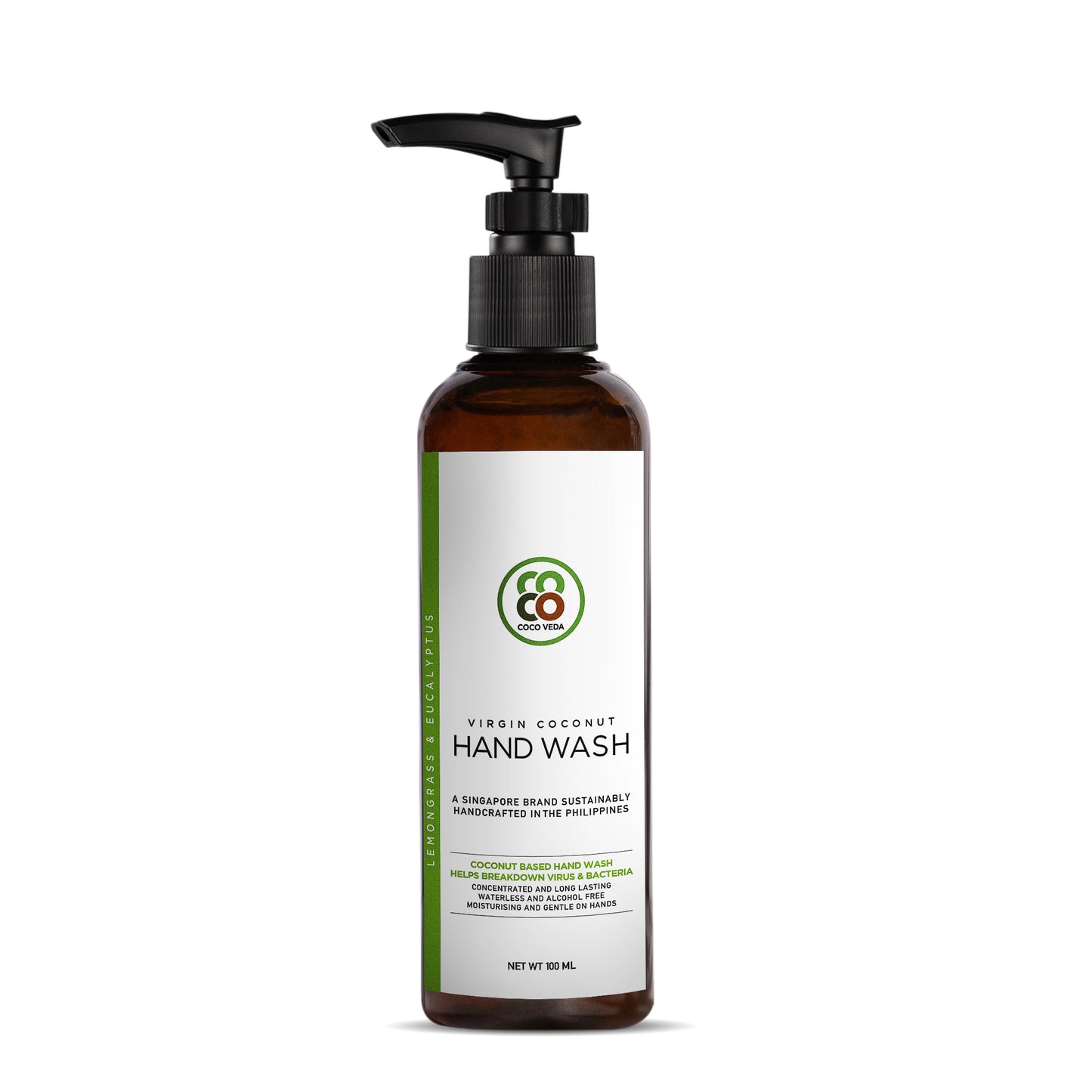 Coco Veda Plant Based Lemongrass and Eucalyptus Hand Wash For Dry & Itchy Skin