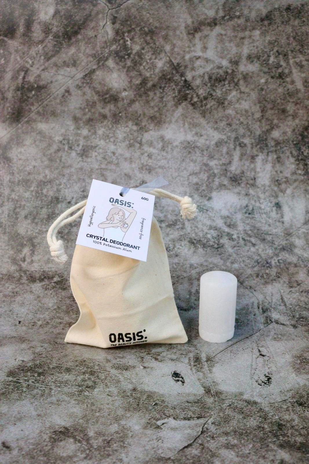 Oasis Natural Deodorant Crystal - Petite