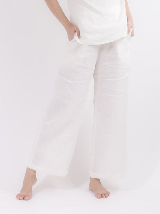 You Living Linen Wide Leg Pants