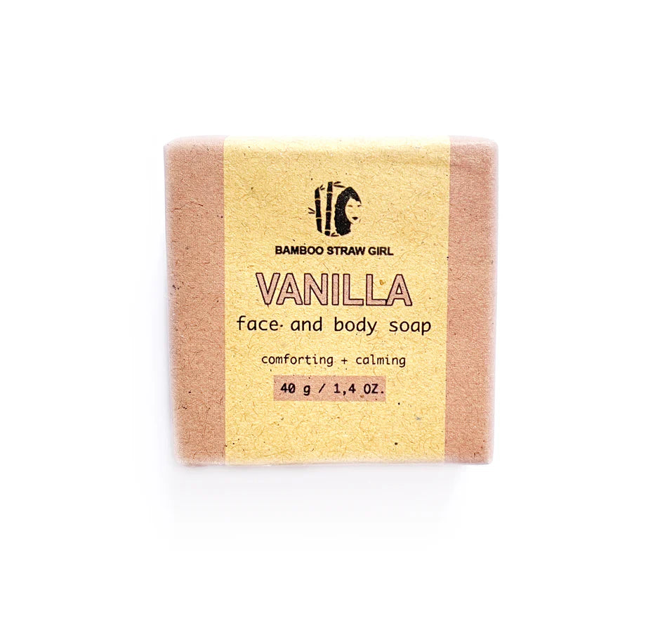 Bamboo Straw Girl Mini Soap Bar Sampler for Face & Body