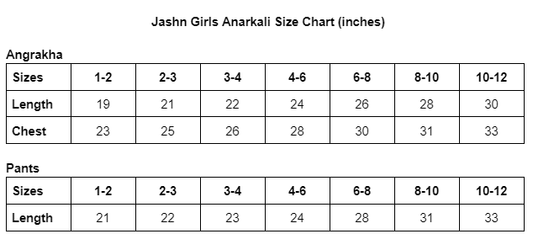 NIMBU Jashn Anarkali in handblock red print with matching cotton pants & dupatta