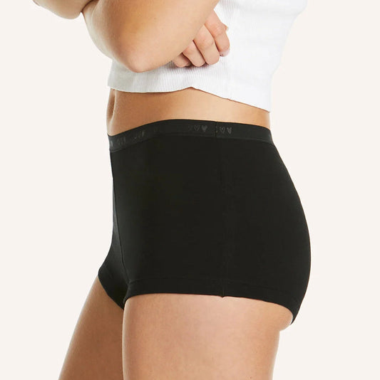 Love Luna Period Panties Teen Shortie /Junior - Black