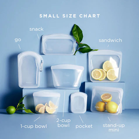 ERGO Stasher 2Cup Food Clear Bowl | Purchase at The Green Collective