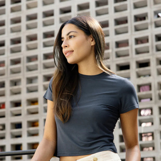 Kualesa Organic Solid Baby T Shirt for Women