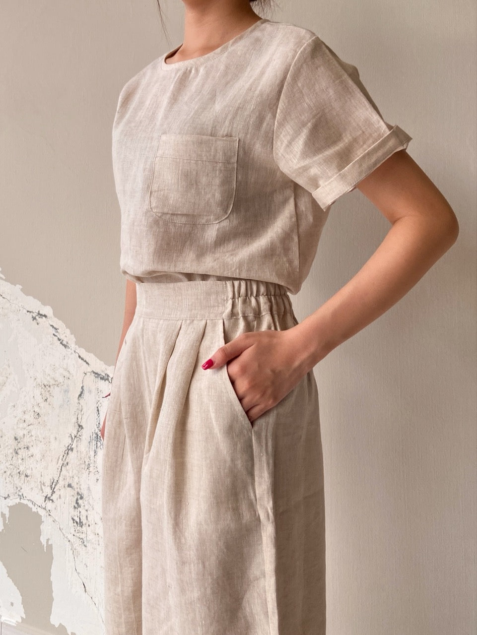 You Living Linen Bermuda Shorts