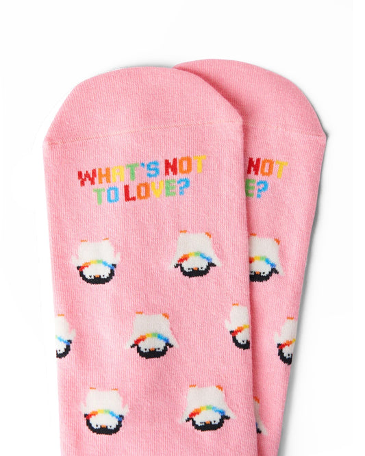 Talking Toes Pride Penguin Crew Sock | Other Accessories | The Green Collective SG