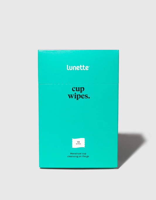 Lunette Biodegradable Menstrual Cup Wipes