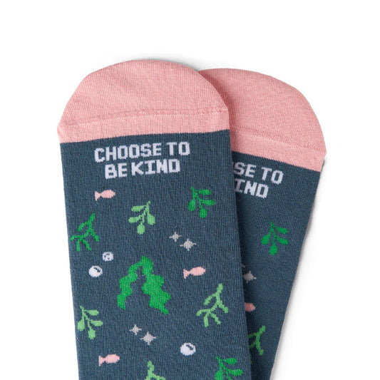 Talking Toes Kind Manatee Crew Socks