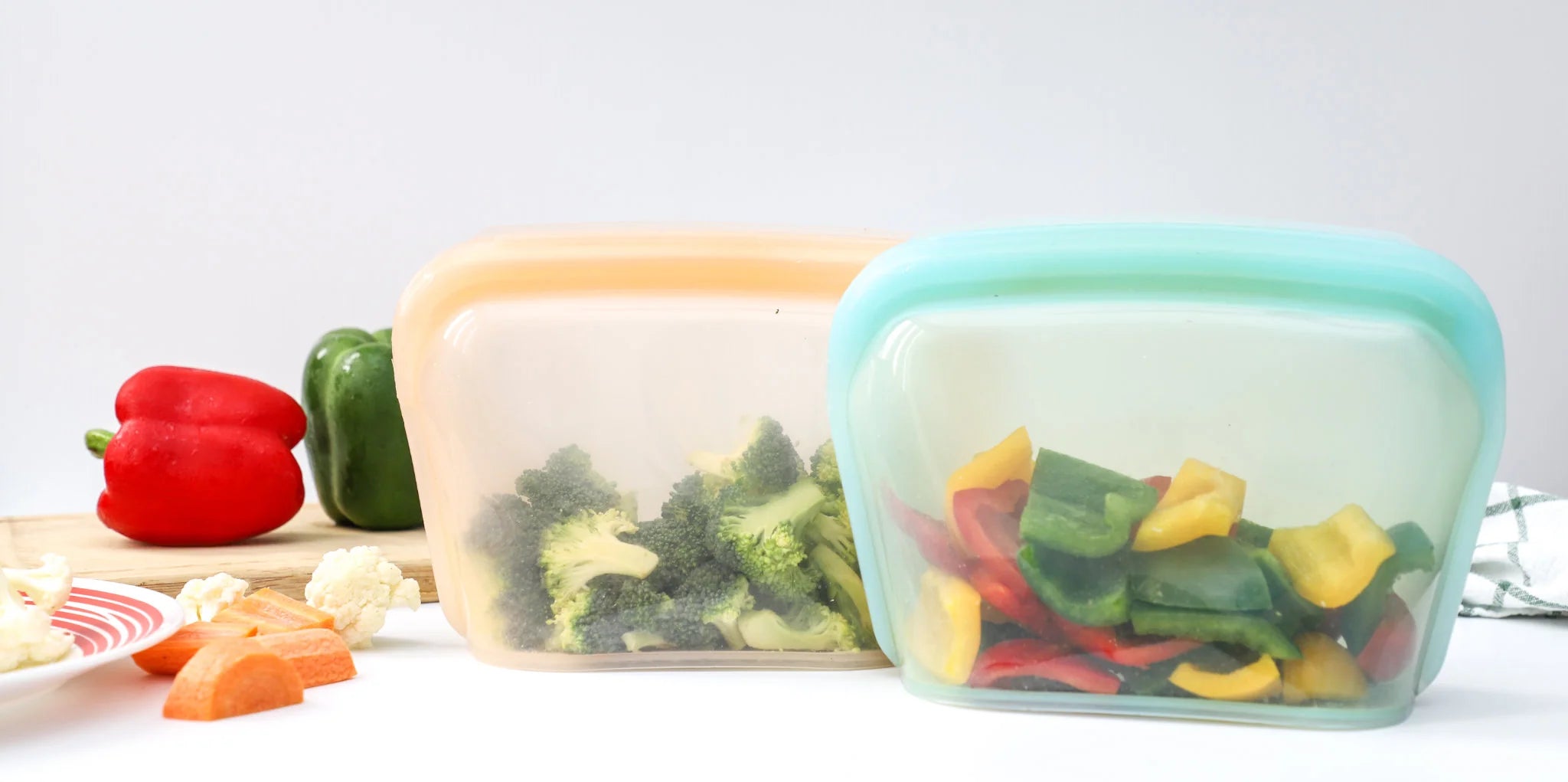 Unplastik Medium Standup Storage Bag 1300 ml | Food Storage | The Green Collective SG