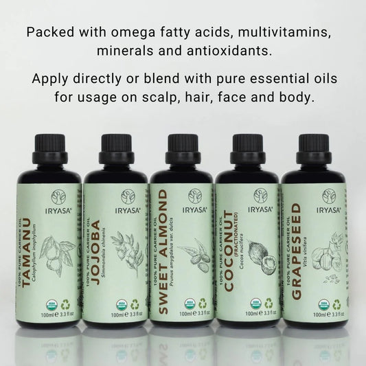 Iryasa Organic Skincare Oils for Everyday Skincare routine