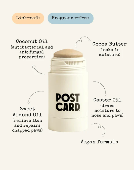Postcard Plant-based Grooming Room Paw Balm for Pets