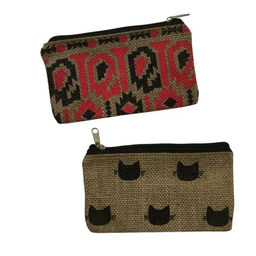 Pure Jute Pouch with zip