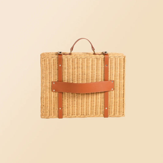 Momiji Jasmine Rattan Suitcase