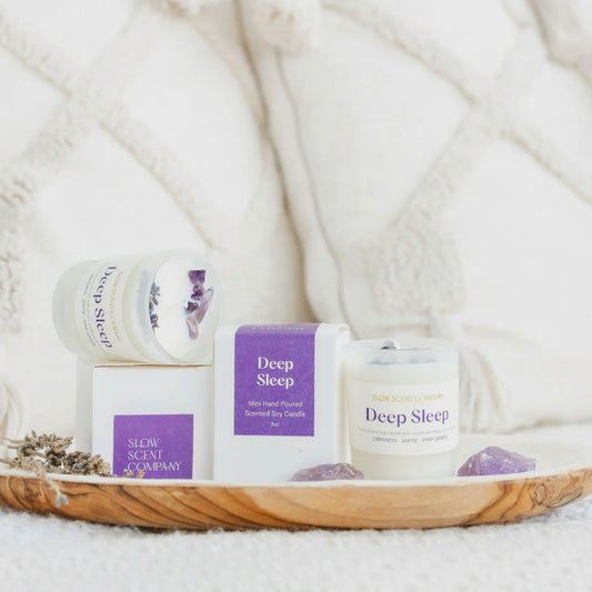Slow Scent Deep Sleep Crystal Soy Candle