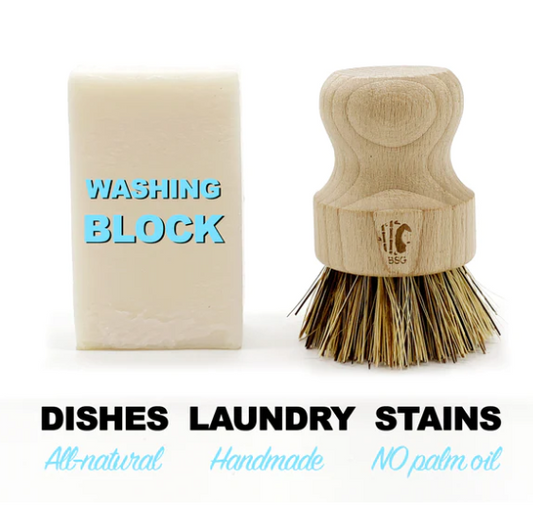 Bamboo Straw Girl Block 200g | Available at The Green Collective