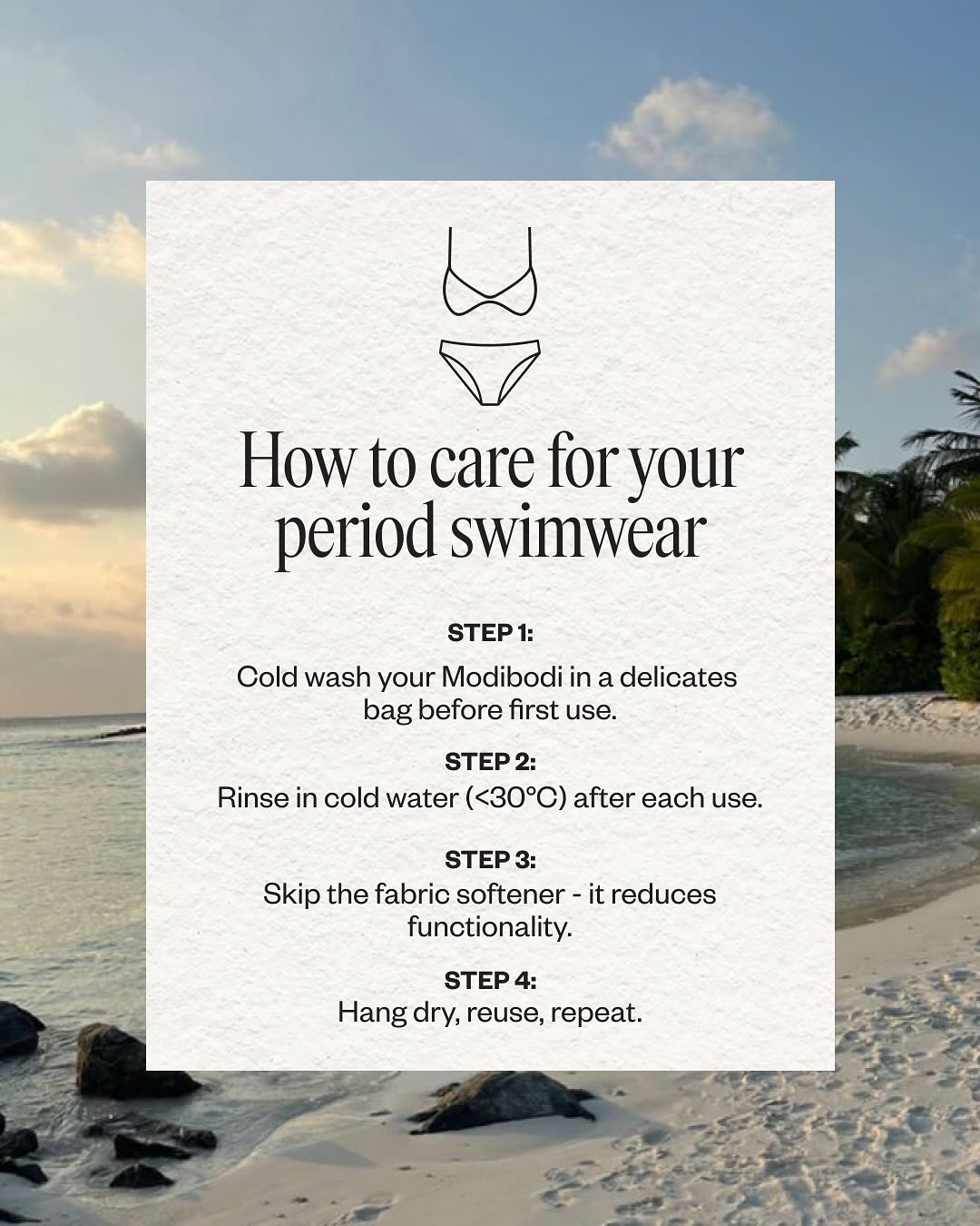 Modibodi Teen Recycled Swimwear Racerback One Piece