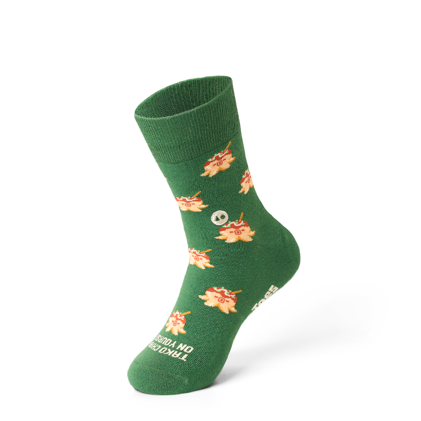 Talking Toes Tako Chances Crew Socks