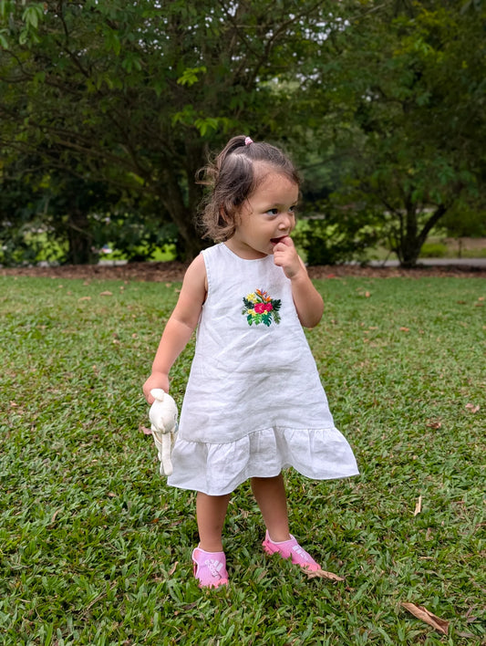 The Purestitch Tropical fun A-line Silhouette Dress