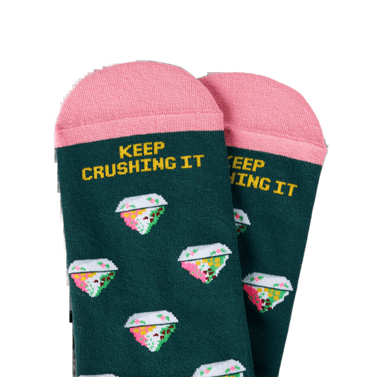 Talking Toes Kacang Crush Crew Socks