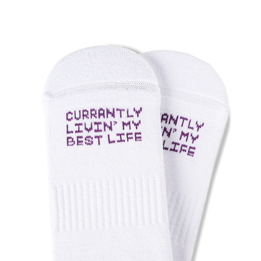 Talking Toes Juicy Ribena Athletic Crew Socks